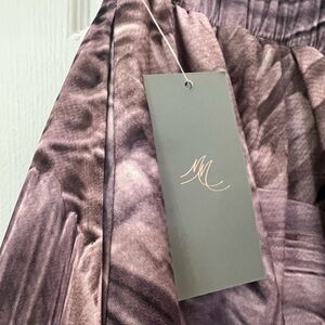 Melissa McCarthy Seven Skater Skirt -Tulle  & Lining Lavender Feather Design